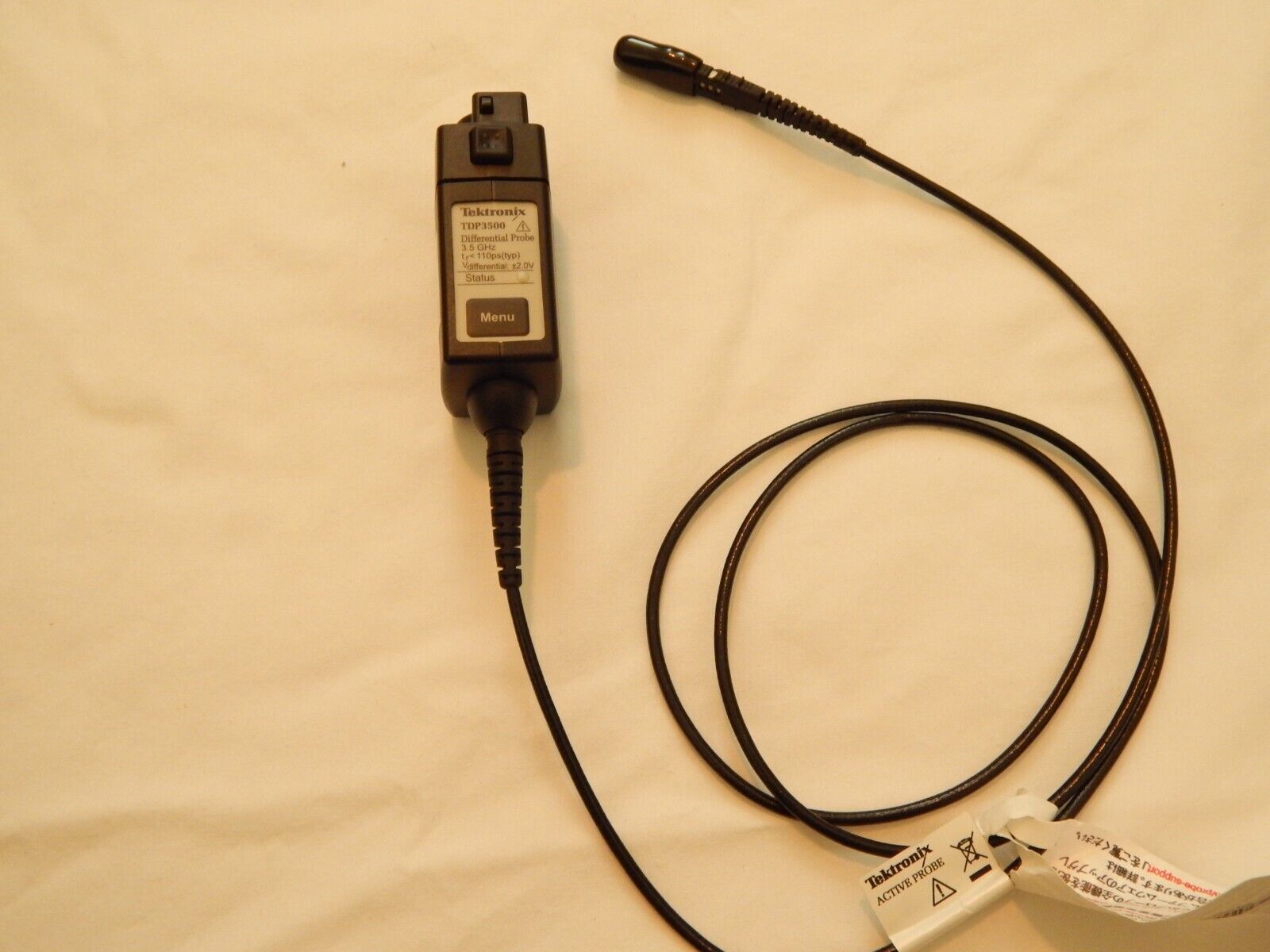 Tektronix TDP3500 Oscilloscope 3.5 GHz Differential Probe,NIST cal'd, 2 stock Tektronix TDP3500 Oscilloscope 3.5 GHz Differential Probe,NIST cal'd, 2 stock